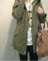 GREEN- BLACK JACKET